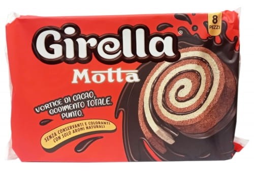 Bauli (Motta ) Girella Ciastka z kremem kakaowym 280g