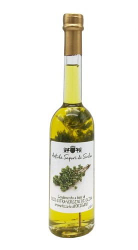 Antichi Sapori Oliwa aromatyzowana oregano 100ml, szklana butelka