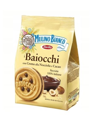 Mulino Bianco Baiocchi 260g Ciasteczka z kremem
