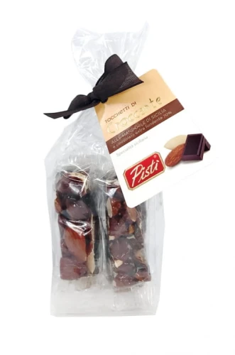 Pisti Tocchetti di Croccante alle Mandorle di Sicilia Przekąska orzechowa z migdałami sycylijskimi 100g