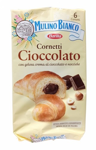 Mulino Bianco Cornetti Cioccolato Rogaliki z Czekoladą 300g