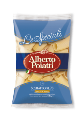 Alberto Poiatii Schiaffoni 78 makaron rurki duże karbowane 500g