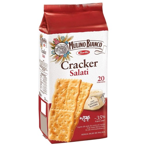 Mulino Bianco Cracker Salati Krakersy z ziarnami soli 500g