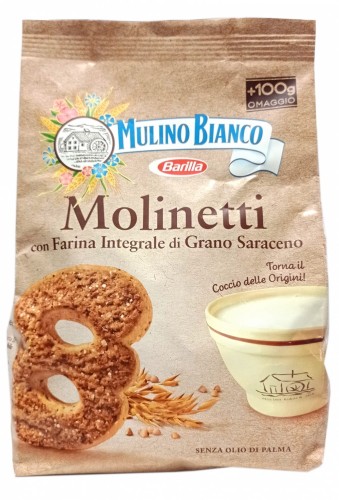 Mulino Bianco Molinetti ciastka pełnoziarniste 800g