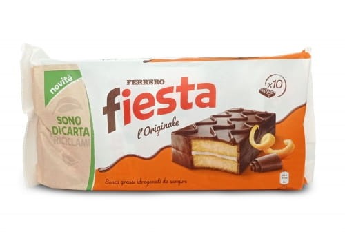 Ferrero Fiesta Classica Biszkopty z kremem pomarańczowym oblane czekoladą 360g