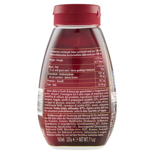 Fabbri Top Frutti di Bosco Sos o smaku owoców leśnych 225g