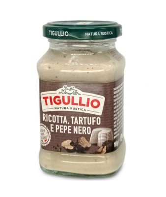 Tigullio Ricotta, Tartufo e Pepe Nero Sos z ricottą, truflą i czarnym pieprzem 185g
