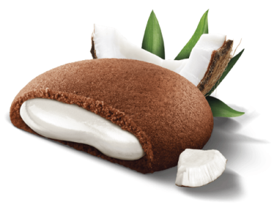 Vicenzi Grisbi Cocco Ciastka Kakaowe z nadzieniem Kokosowym 135g