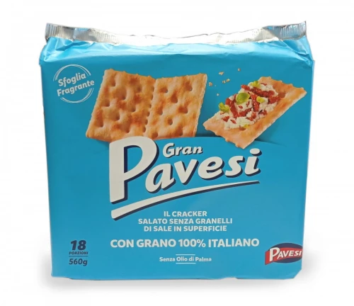 Gran Pavesi il Cracker Salato krakersy 560g Niebieskie
