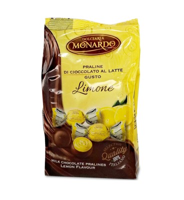 praline limone 100g, monardo czekoldaki z nadzieniem cytrynowym