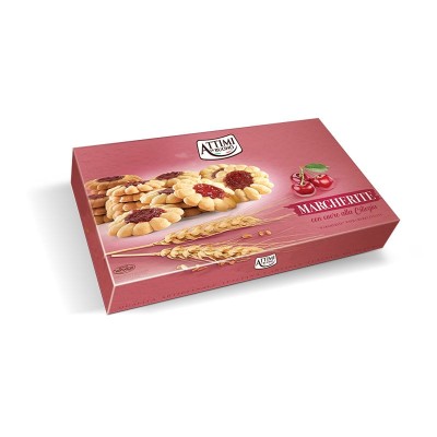 margherita-ciliegia, ciastka kruche z nadzieniem czereśniowym