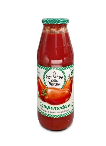 lampomodoro bio 700g passata pomidorowa w szklanej butelce