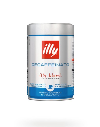 illy decaffeinato 250g kawa mielona bezkofeinowa w puszce