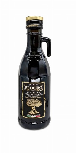 redoro oliwa z oliwek extra vergin 100% włoska 250ml, szklana butelka z uszkiem