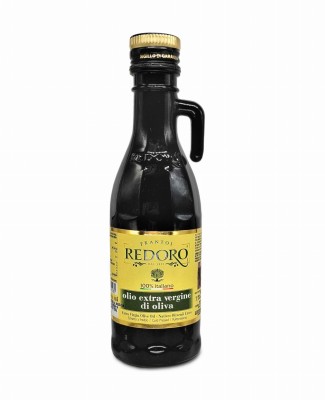 redoro oliwa z oliwek extra vergin 100% włoska classica 250ml, szklana butelka z uszkiem
