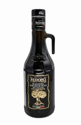redoro oliwa z oliwek extra vergin 100% włoska 500ml, szklana butelka z uszkiem