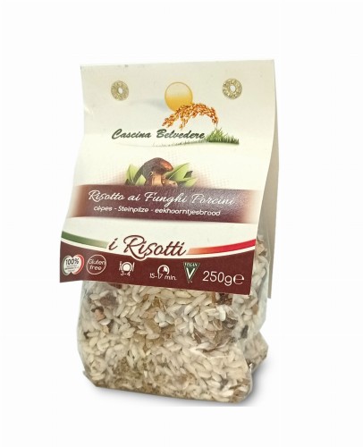 risotto porcini, ryż do risotto z grzybami prawdziwkami