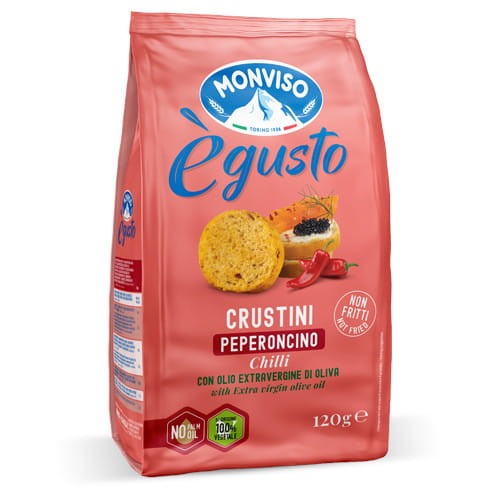 egusto crustini peperoncino 120g, grzanki o smaku chili