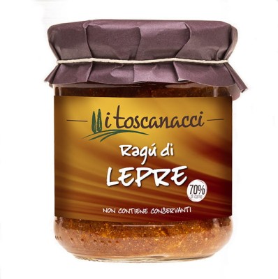 toscanacci ragu lepre 180g, sos z zająca słoik