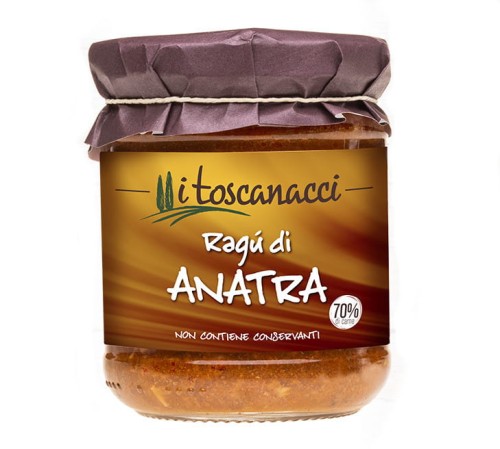 i toscanacci ragu di anatra 180g, sos z kaczką w słoiku