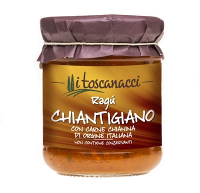 toscanacci ragu chiantigiano 180g, sos mięsny do makaronu słoik