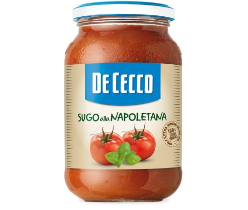 sugo napoletana 400g De Cecco Sos pomidorowy alla Napoletana do makaronu 400g włoski, słoik