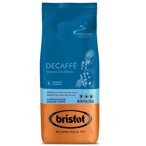bristot decafee 250g kawa bezkofeinowa