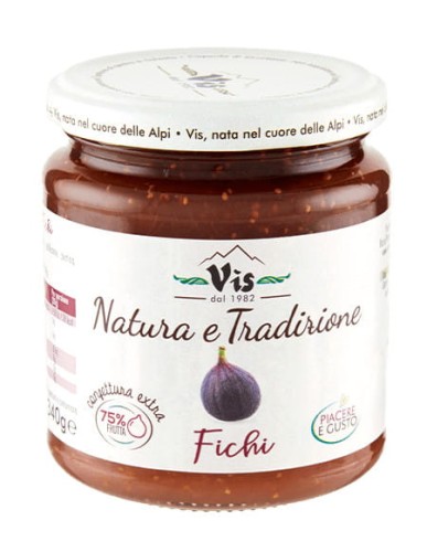 vis natura e tradizione fichi konfitura figowa 340g, słoik, włoski