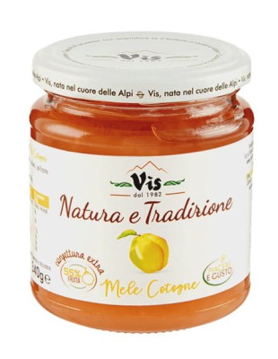 vis natura e tradizione mele cotogne dżem z pigwy 340g, słoik