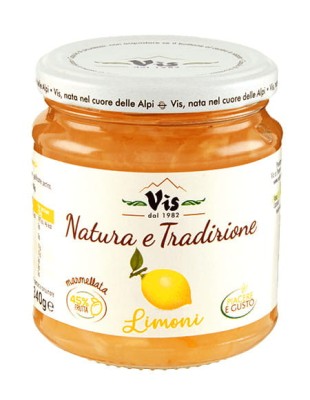 vis natura e tradizione limoni dżem cytrynowy 340g, słoik