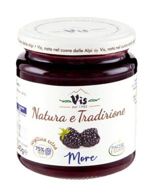 vis natura e tradizione more konfitura jeżynowa 340g słoik