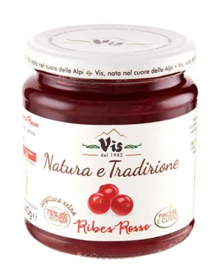 vis natura e tradizione ribes rosso dżem z czerwonych porzeczek 340g