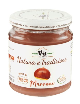 vis natura e tradizione marroni dżem z kasztanów 340g słoik