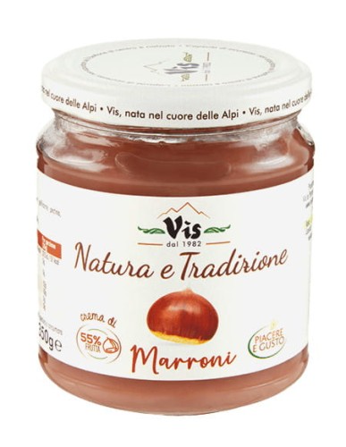 vis natura e tradizione marroni dżem z kasztanów 340g słoik