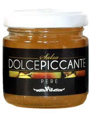vis dolcepiccante pere 120g, salsa gruszkowa, musztardka, słoik