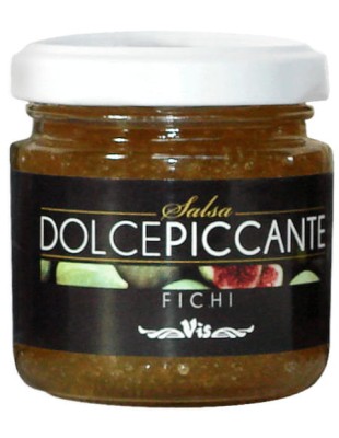 vis dolcepiccante fichi 120g, musztardka figowa, słoik