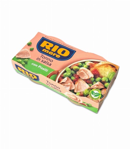 tonno in salsa con piselli 2x160g, tuńczyk z groszkiem w puszce 320g