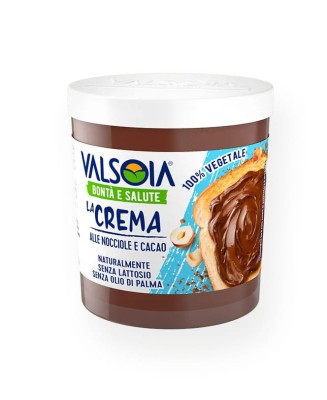 valsoia crena nocciole e cacao 200g, krem orzechowo-kakaowy słoik