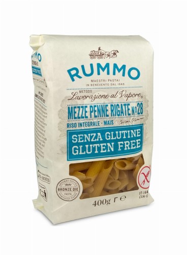 mezze penne rigate 400g makaron bezglutenowy włoski