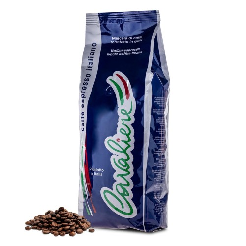 cavaliere miscela speciale 1kg, kawa ziarnista, mieszanka robusty i arabiki