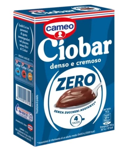 ciobar denso e cremoso zero 76g, czekolada w proszku do picia