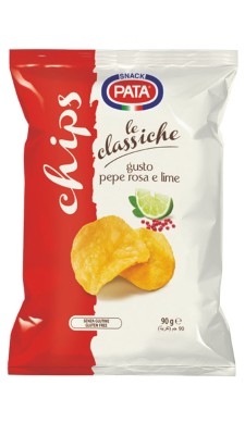Pata chipsy o smaku różowego pieprzu i limonki 90g