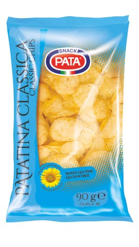 Pata chipsy klasyczne z solą 180g
