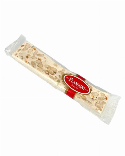 torrone morbido 100g, nugat miękki z migdałami i kandyzowaną skórką z cytrusów
