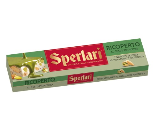Sperlari torrone nugat w polewie pistacjowej 200g