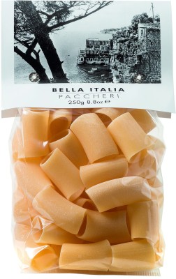 bella italia PACCHERI 250g, makaron włoskie duże rurki gładkie