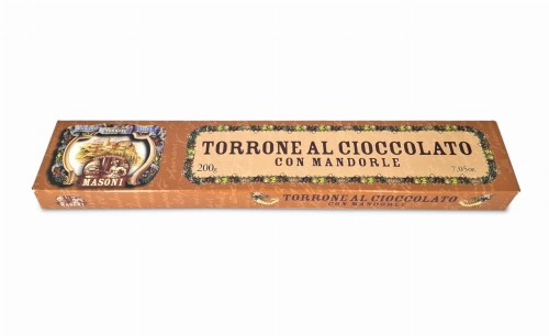 Masoni nugat z migdałami torrone cioccciolato con mandorle 200g