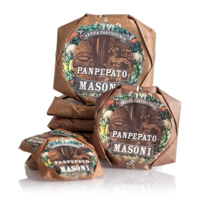 Masoni Panpepato ciasto bakaliowe włoskie, tradycyjne toskańskie 250g