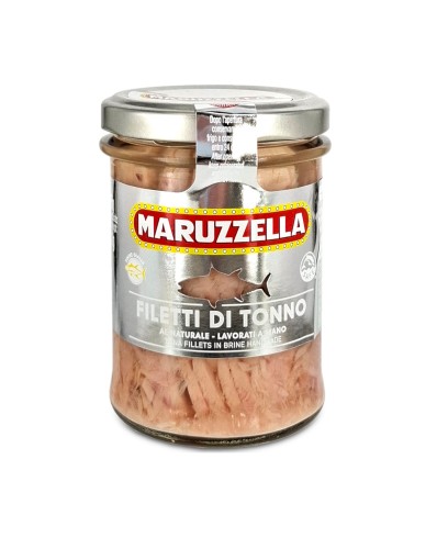 filetti di tonno 185g srebrne, filety z tuńczyka w solance, słoik