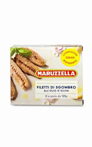 filetti di sgombro olio di oliva 2x125g, filety z makreli w oliwie z oliwek